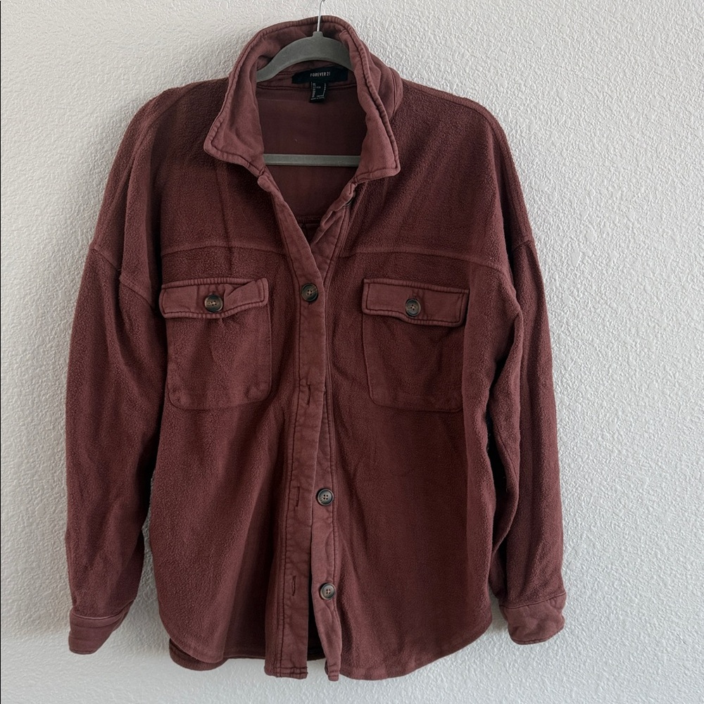Forever 21 Maroon Shacket